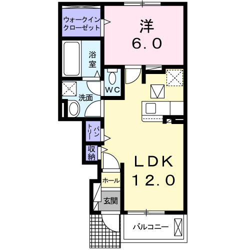 ポポラ３６１３の間取り