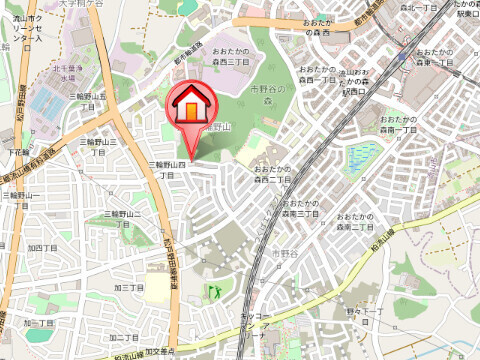 Belle Leadおおたかの森Ⅰの地図