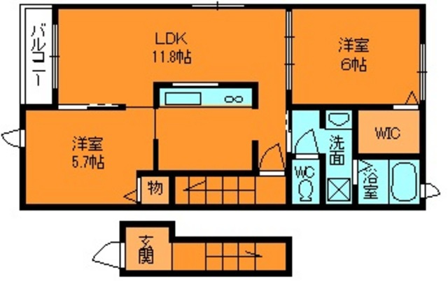 サンリットツーの間取り