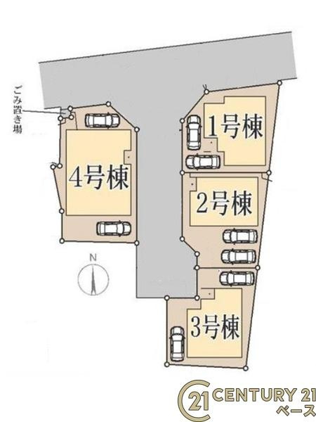 リーブルガーデン南紀寺町 １号棟 ／新築一戸建の区画図|■こちらの物件は１号棟です！■