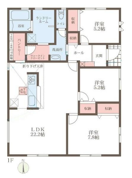 リーブルガーデン南紀寺町 ４号棟 ／新築一戸建の間取り