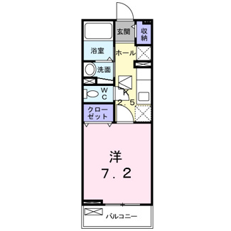 【間取り】 | クレイドル・Ｋ