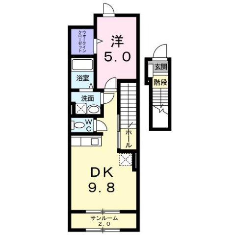 グランシャレー春日の間取り
