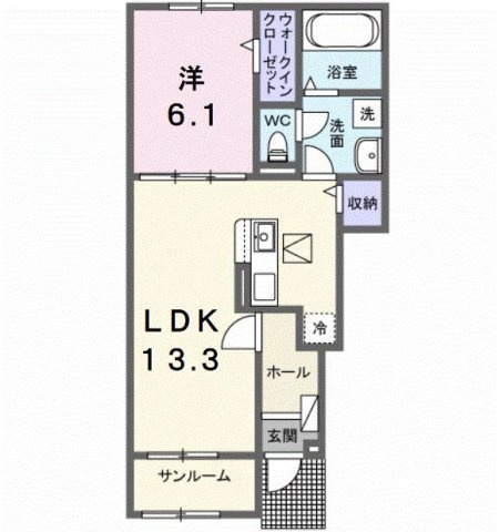 【間取り】 | サニーフラットⅡ