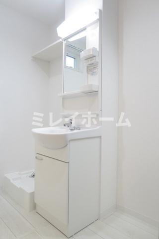 ティーズクオーレ馬込Ⅰの独立洗面台