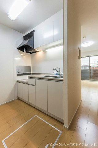 グリーン　リーフのキッチン