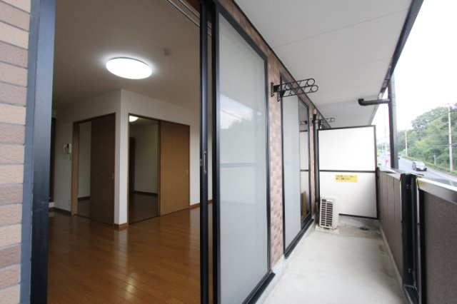 アムールヒルズのバルコニー