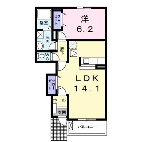 アルカンシエルⅠの間取り