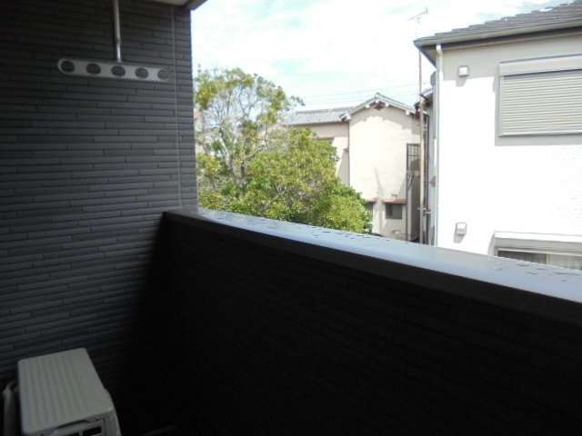 アルファⅡ号館のバルコニー