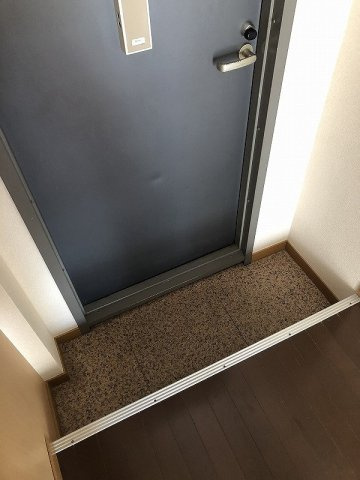 レオパレスクリスタルⅡの玄関