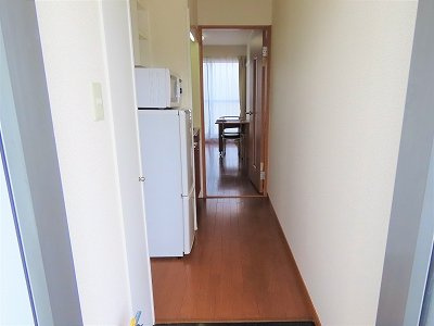 レオパレスうえだはらの玄関|玄関からのアングルです