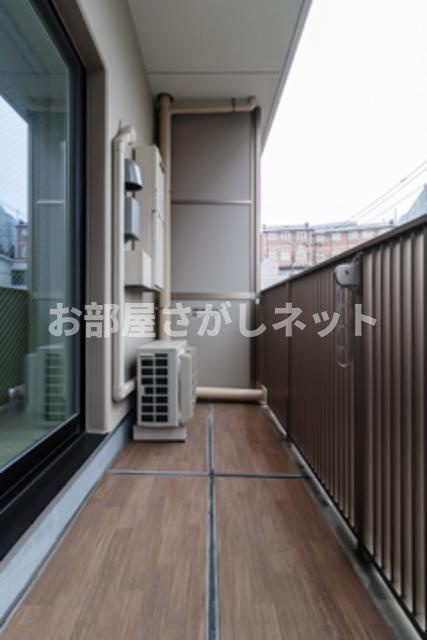 パークアクシス横濱高島町【おとり物件なし】#学生・社会人にオススメ！初期費用分割払いOK！のバルコニー|※写真は同タイプ住戸です。