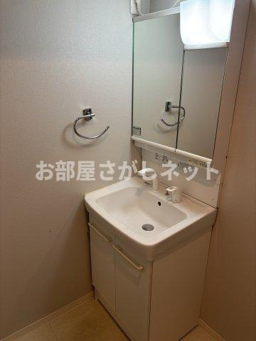 NIKKEIMARKS【おとり物件なし】#学生・社会人にオススメ！初期費用分割払いOK！の洗面所|※同タイプ参考写真です（カラータイプが異なる場合がございます）
