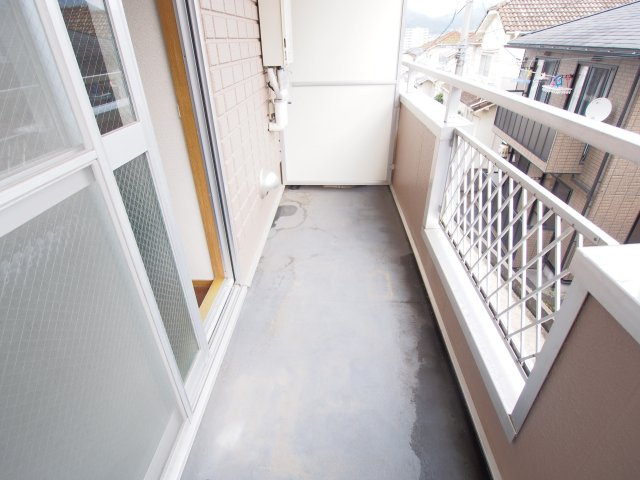 タウンヒルズNのバルコニー