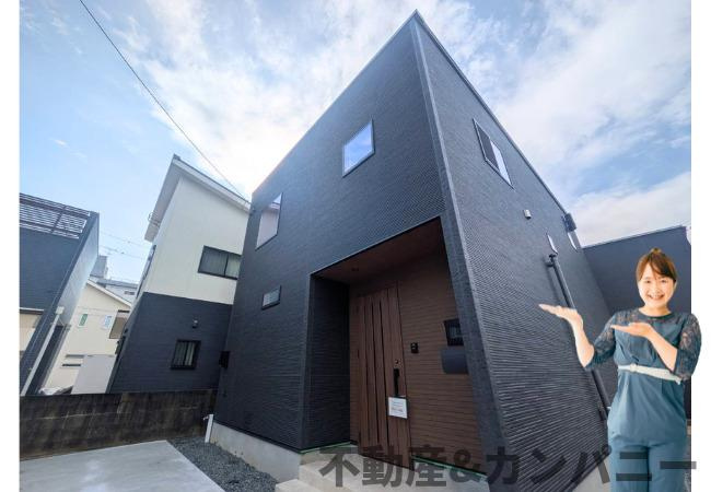 枝松二丁目の新築のおうち　松山市枝松二丁目新築戸建の外観|きれいな外観です