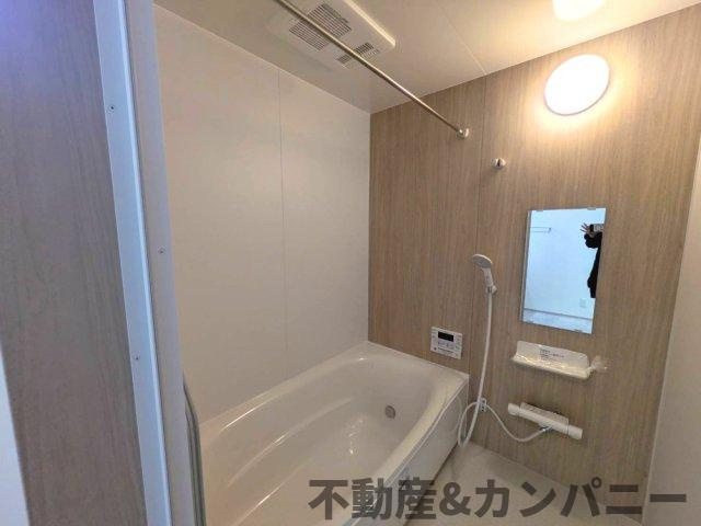 枝松二丁目の新築のおうち　松山市枝松二丁目新築戸建の浴室|お風呂です