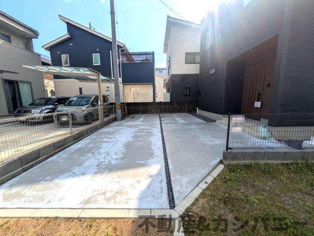 枝松二丁目の新築のおうち　松山市枝松二丁目新築戸建の駐車場|駐車場です