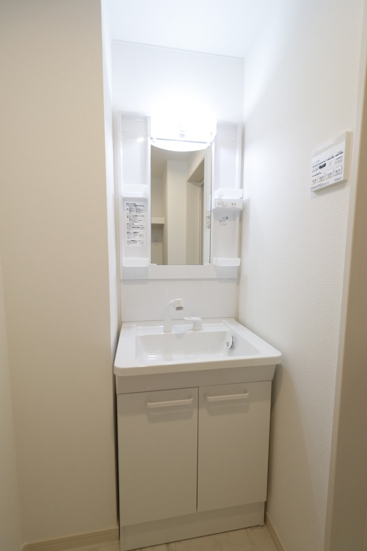 ポラリス小頭町の洗面所|忙しい朝には欠かせない洗面所です