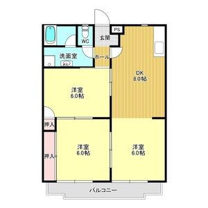 【間取り】 | サンハイツカワイ