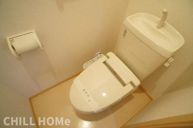 ファインＢのトイレ|当社、チルホームのHPもご覧ください(^^)/物件情報多数♪