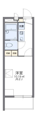 レオパレス異人館の間取り