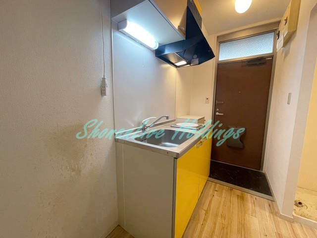 藤沢市高倉のアパートのキッチン