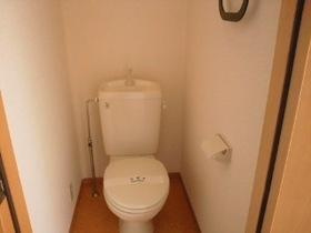 藤沢市高倉のアパートのトイレ