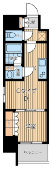 プライマル西蒲田の間取り|間取り
