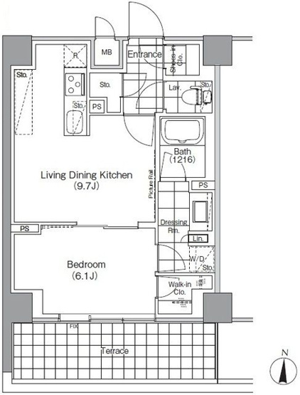 【間取り】 | ザ・パークハビオ高円寺