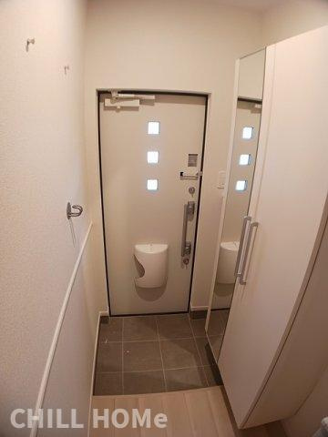 グランシャリオ吉井　参番館の玄関|当社、チルホームのHPもご覧ください(^^)/物件情報多数♪