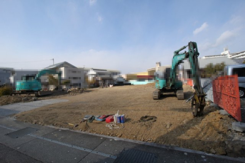 鴨部　2号地　建築条件付き　売土地　（全5区画）の土地図|2号棟　土地面積　134.01㎡　（約40.53坪）　造成中　（造成完了予定：2026年5月）