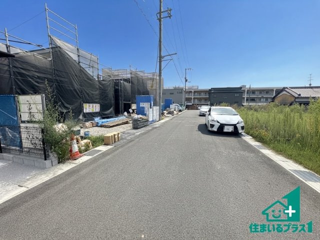 ●26(土)27(日)現地案内可能！　磯城郡田原本町黒田の前面道路含む現地写真|周辺は閑静な住宅街です。前面道路もしっかりと有りますので車の出し入れも安心ですよ！