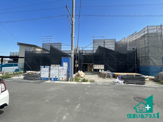 ●26(土)27(日)現地案内可能！　磯城郡田原本町黒田の外観|現在はこんな感じです。完成までが待ち遠しいですね。