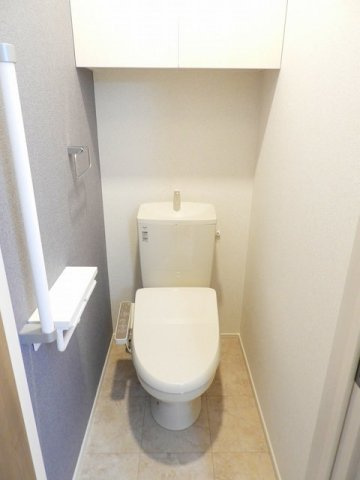 ベルコートＢのトイレ|清潔感のあるトイレです