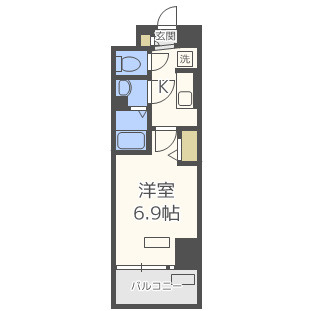 【間取り】 | プレサンス阿波座駅前 | プレサンス阿波座駅前　間取り