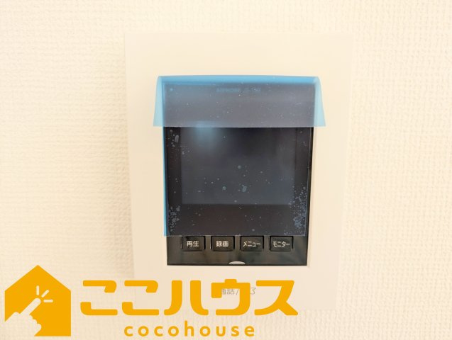 宜野湾市大謝名1丁目　新築戸建て　全2棟　A号棟のセキュリティ|録画機能付きTVインターホン