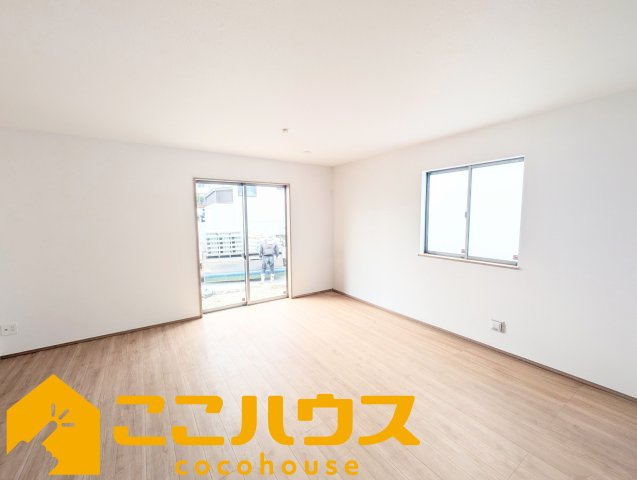 宜野湾市大謝名1丁目　新築戸建て　全2棟　A号棟の居間・リビング|LDK16.37帖