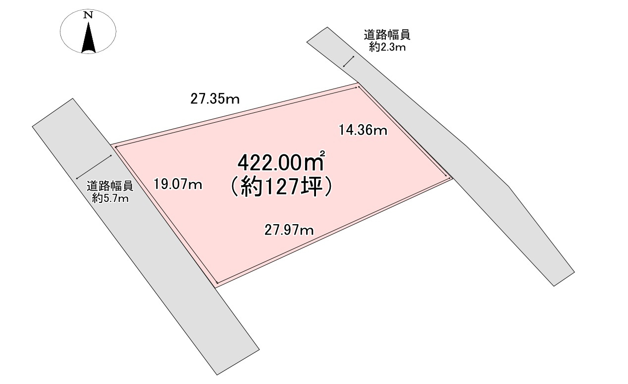 建築条件なし土地　岡谷市堀ノ内二丁目