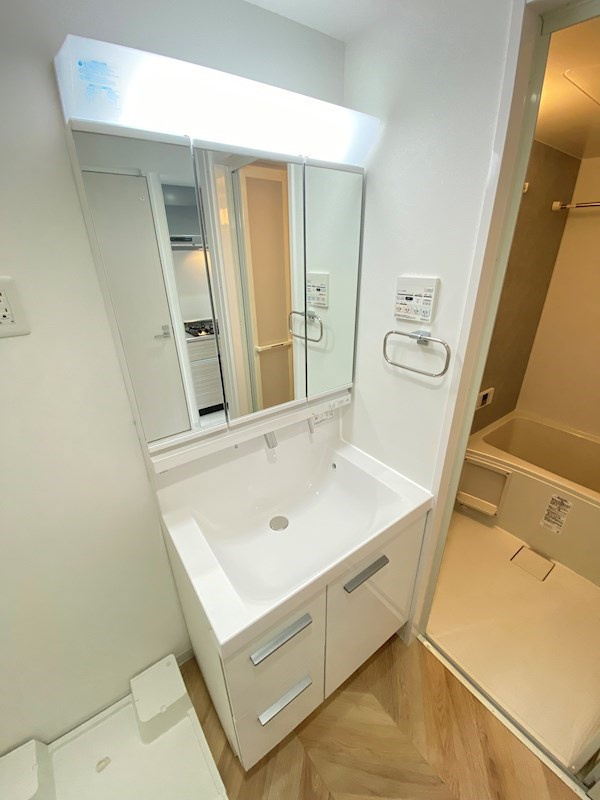 グランミレ薬院の独立洗面台