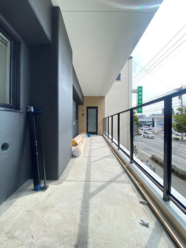 グランミレ薬院のバルコニー