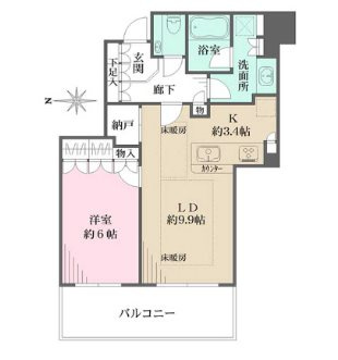 御影タワーレジデンスの間取り