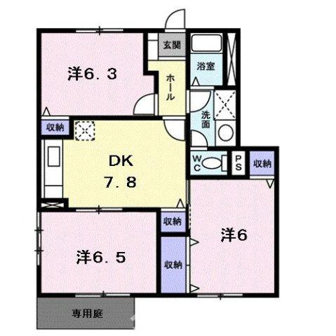 パールスクエアＣの間取り