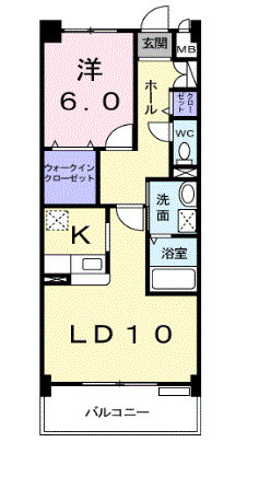 グローリープレースの間取り