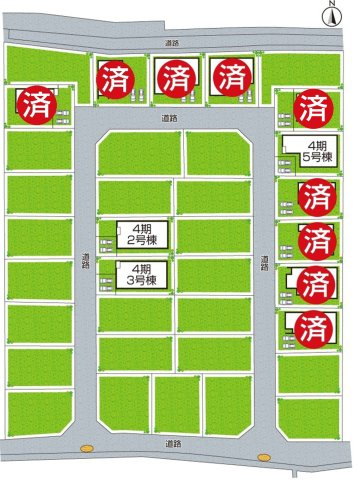 ●磯城郡田原本町黒田　第4期　新築一戸建ての区画図|全12区画
