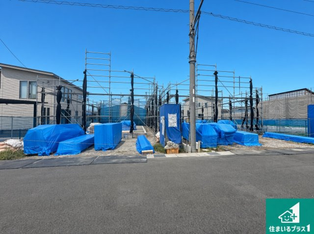 ●磯城郡田原本町黒田　第4期　新築一戸建ての外観|現在はこんな感じです。完成までが待ち遠しいですね。