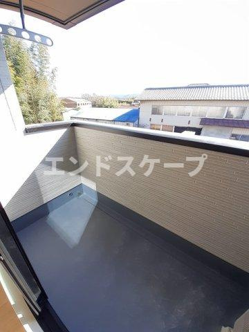 コンフォール　Ｂのバルコニー|高崎、前橋のお部屋探しはエンドスケープまで！お客様の理想お聞かせ下さい♪