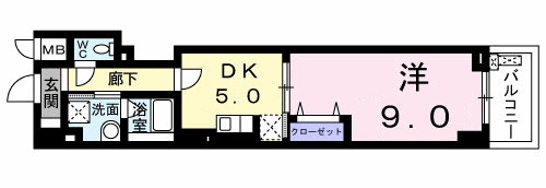 ミッド　ヴィラ　レジデンスの間取り