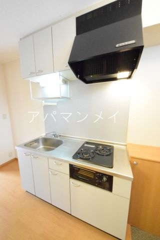 【キッチン】 | ワンズイースト | ガスコンロ2口付き！