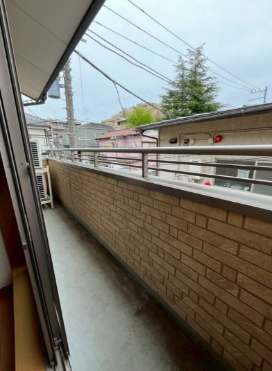 ドエルサンコートⅡのバルコニー