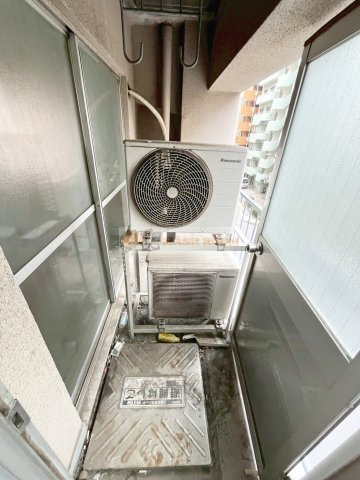 杉並区荻窪４丁目の賃貸マンションのバルコニー